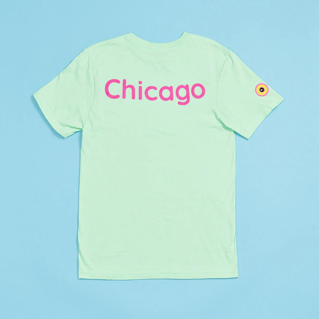 Mint Sloomoo Chicago Youth T-Shirt - Image 2