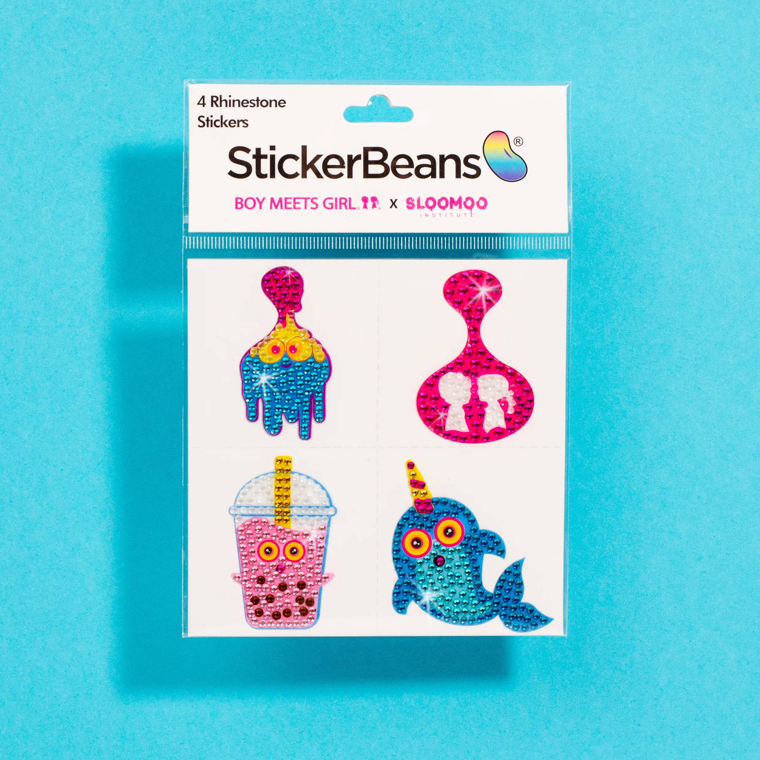 BOY MEETS GIRL x Sloomoo x StickerBeans Sticker Pack